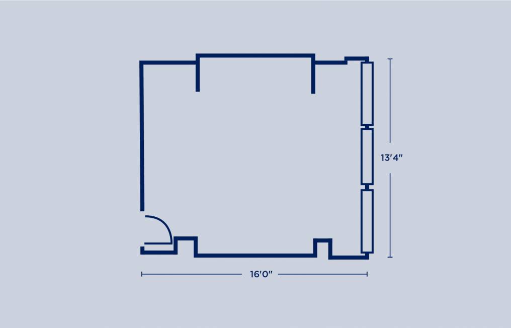 English House Double Room Layout
