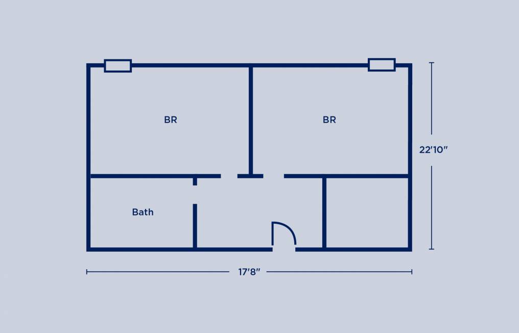 Gregory Double Room Layout