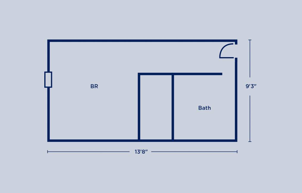 Gregory Single Room Layout