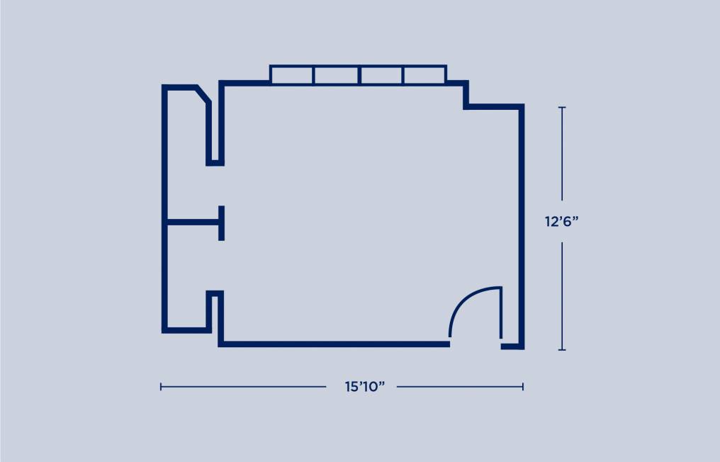 Ware Double Room Layout Example