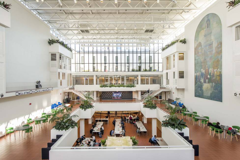 Hill College House Atrium