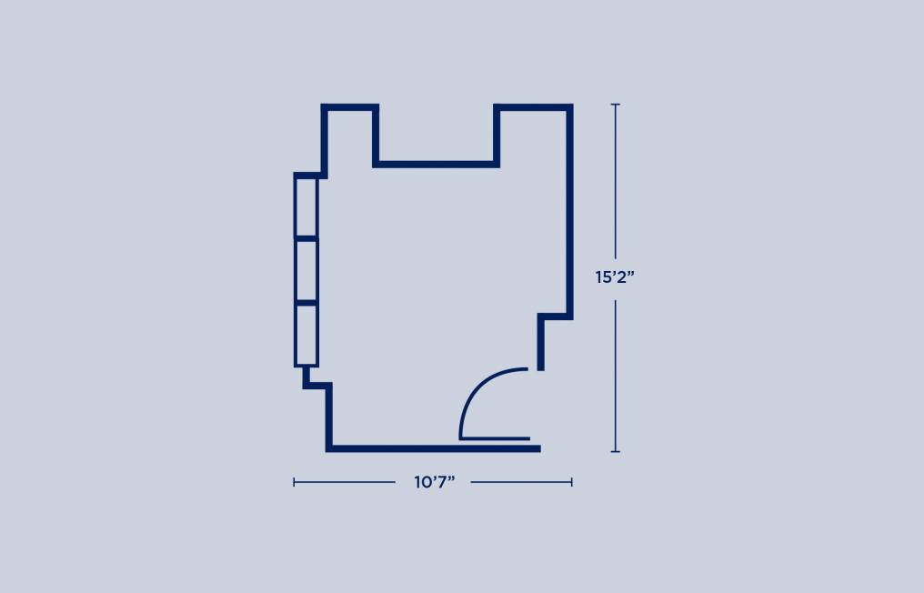 Fisher Hassenfeld Single Room Example Layout