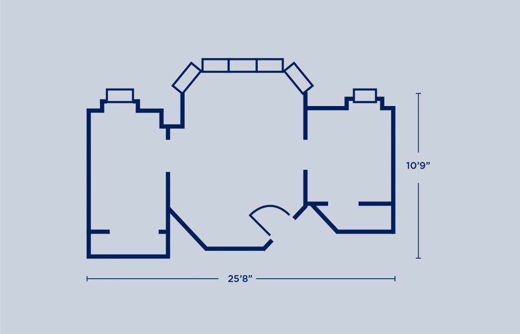 Fisher Hassenfeld Triple Room Example Layout
