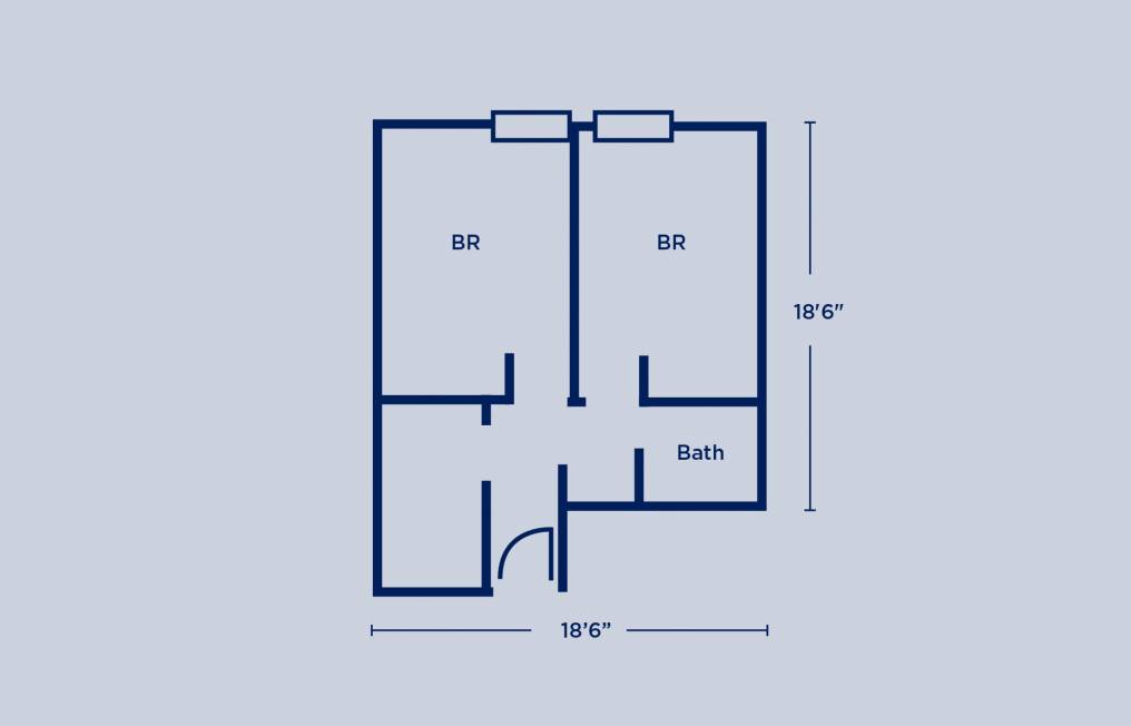 Harnwell Double Two Bedroom Layout