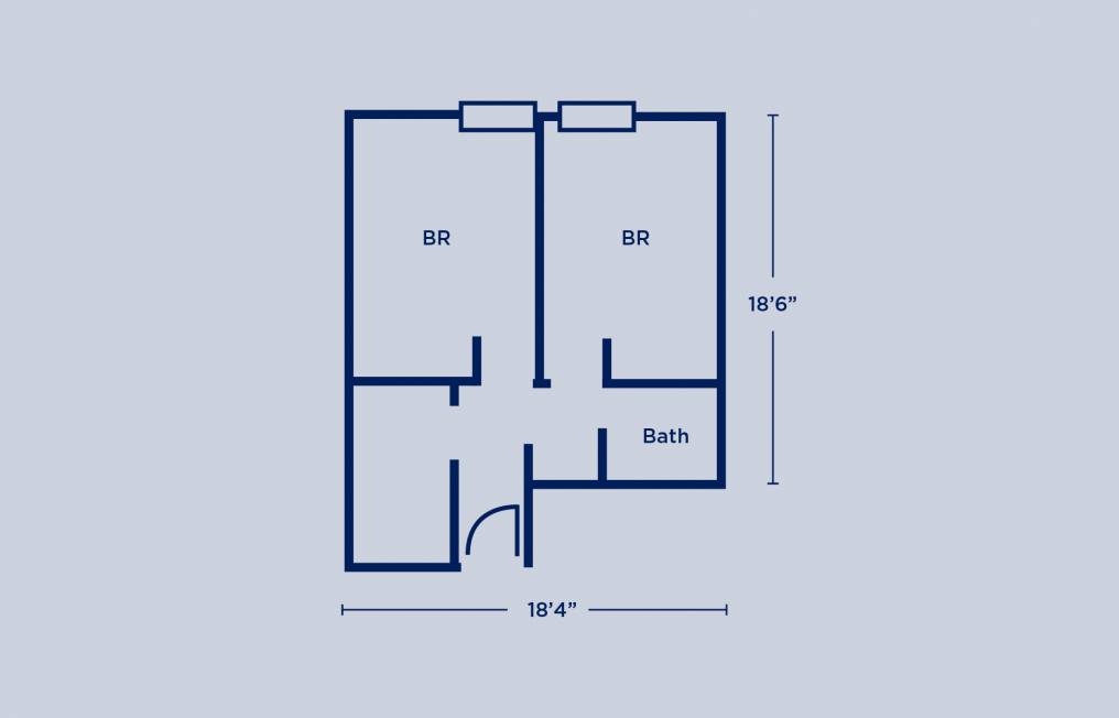 Harrison Double Two Bedroom Layout