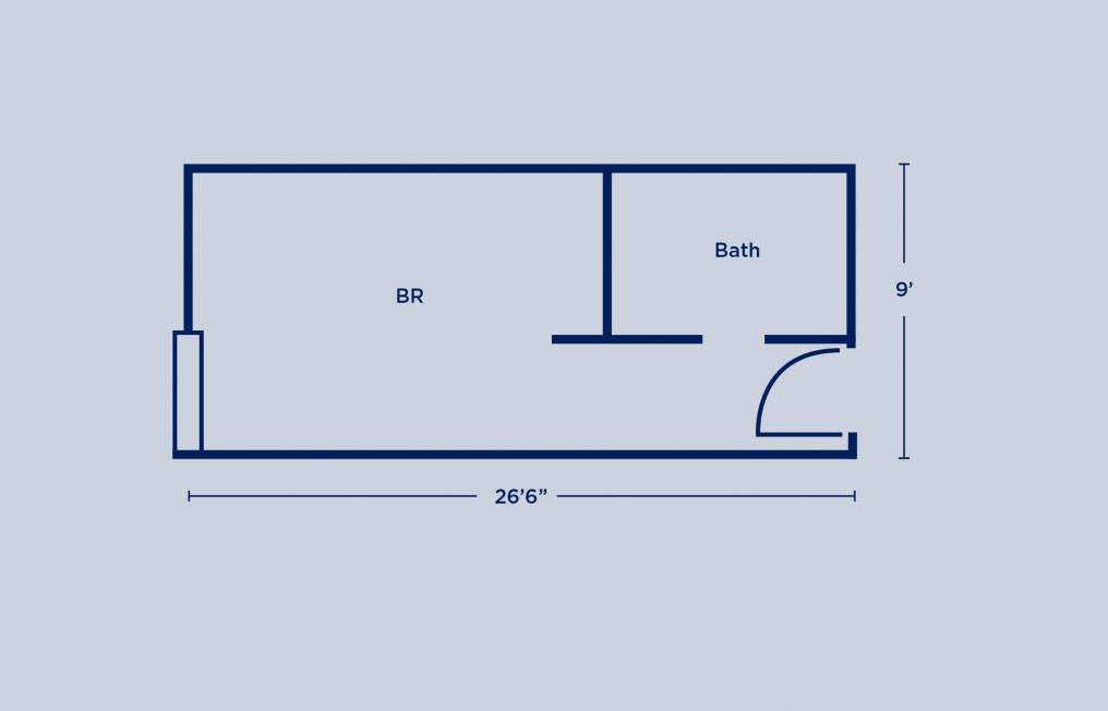 Harrison Single Room Layout