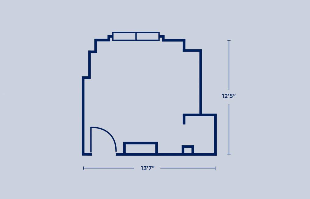 Riepe Single Room Example Layout