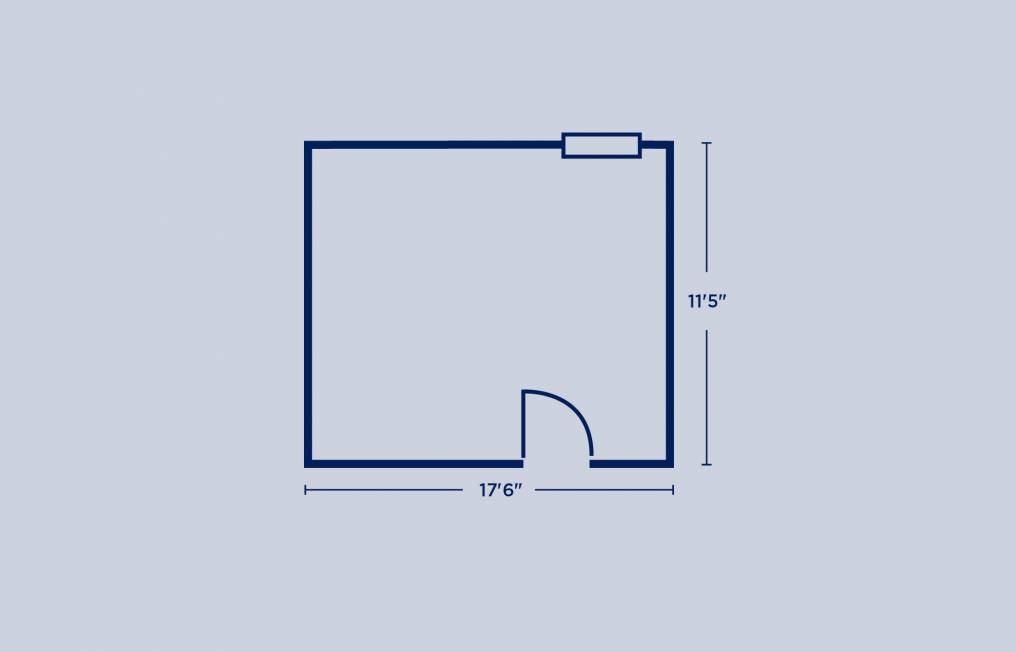 Stouffer Hall Double Room Layout