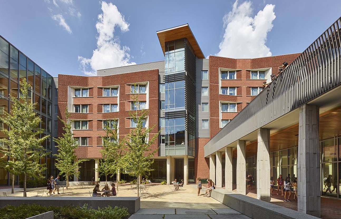 Lauder College House Courtyard