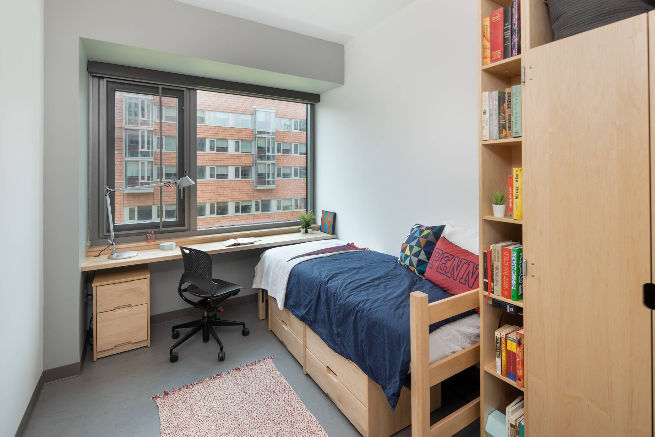 room with bed